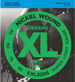 D'Addario EXL220S Short Scale Bass String Set (40-95)