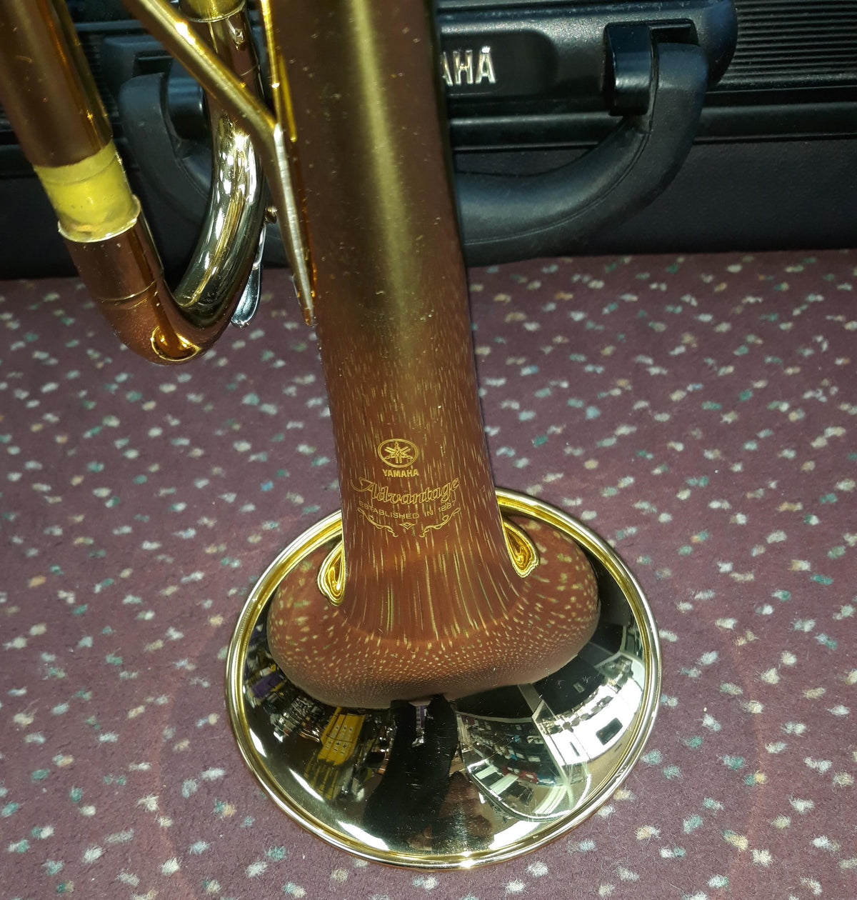 Used Yamaha YTR-200ADII Bb Student Trumpet - With Case and Mouthpiece 2