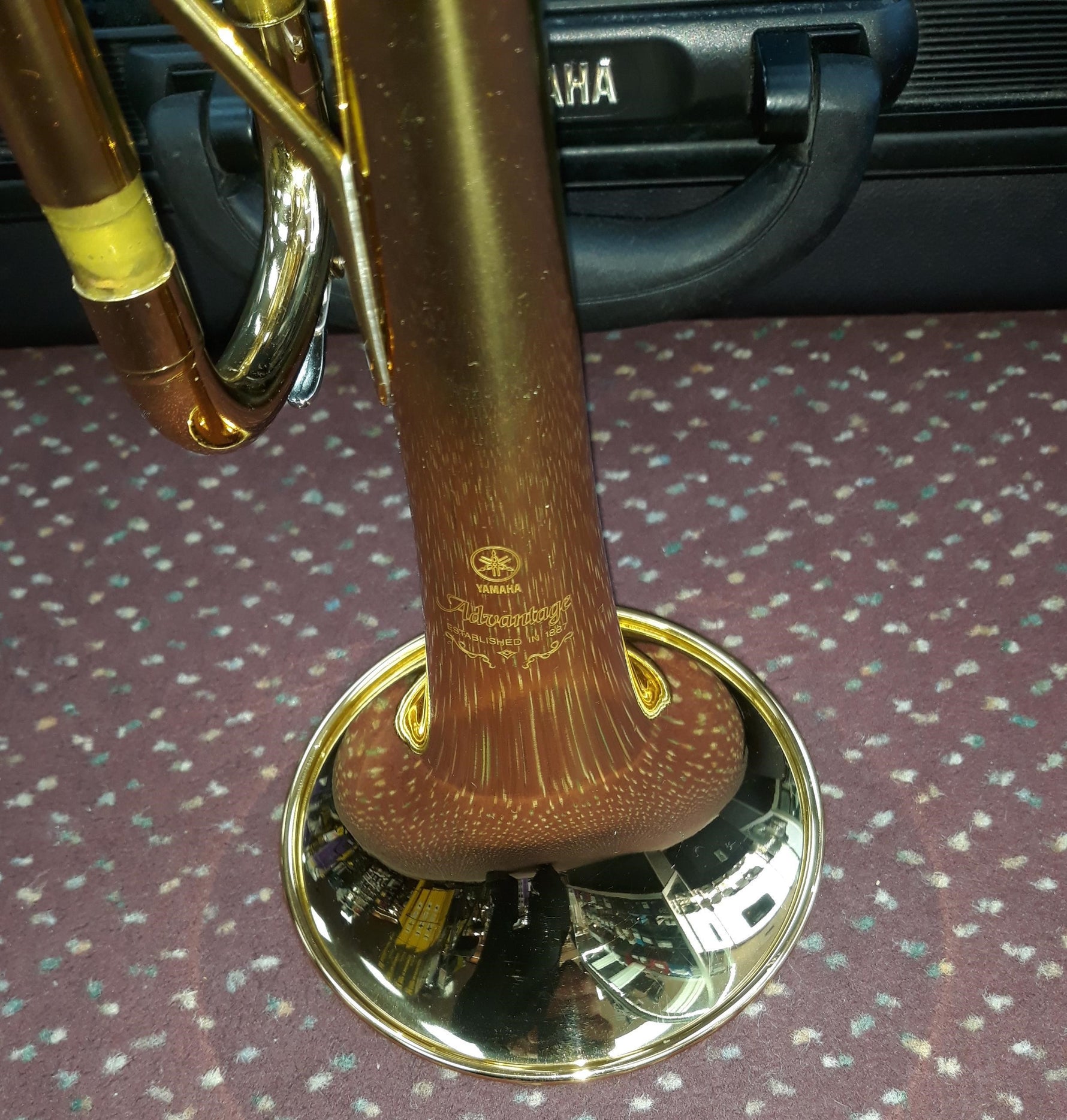 Used Yamaha YTR-200ADII Bb Student Trumpet - With Case and Mouthpiece 2