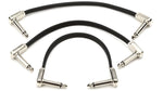 Ernie Ball P06221 6\" Flat Ribbon Patch Cable 3-Pack - (Black) 2