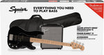 Squier Affinity Precision Jazz Bass Guitar Package - Black