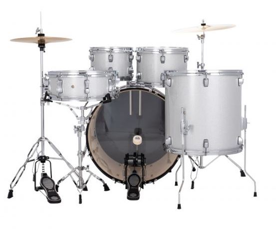 Ludwig Accent Drive 5-Piece Drum Kit - Silver Sparkle 2