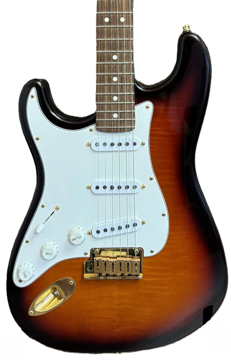 Fender 1996 50th Anniversary Left Handed Stratocaster Electric Guitar - Antique Burst (