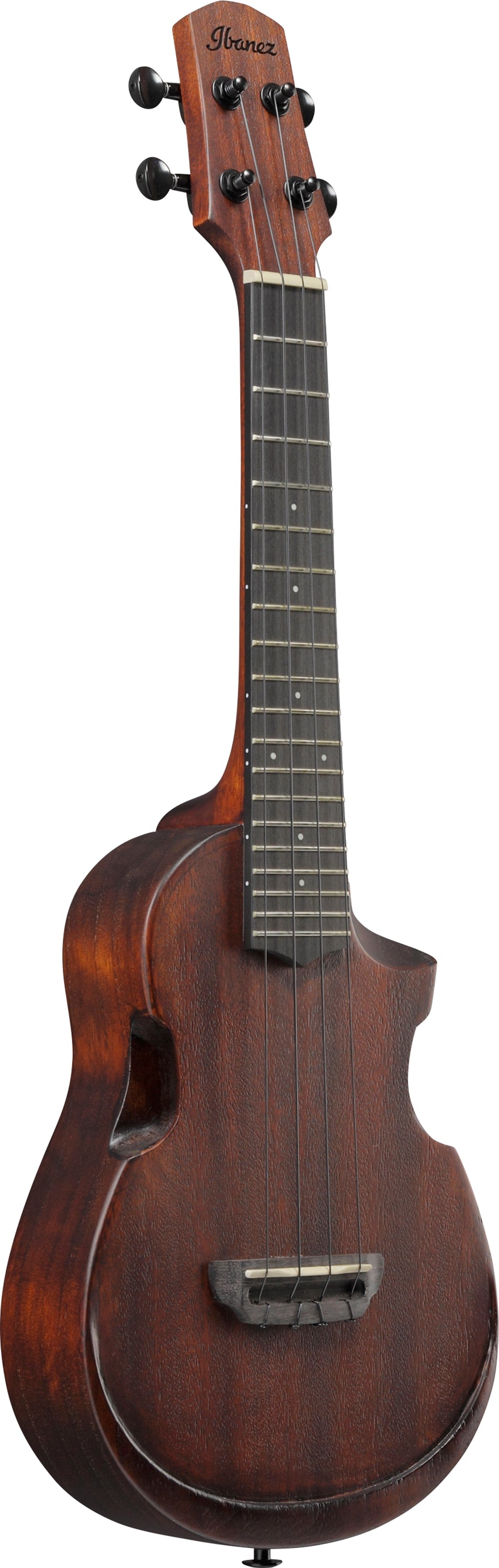 Ibanez AUC14OVL Concert Ukulele - Open Pore Violin Sunburst 6