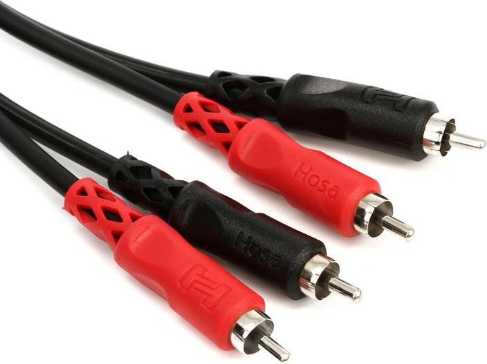 Hosa CRA204 RCA (Male) - RCA (Male) Dual Cable 13.2'