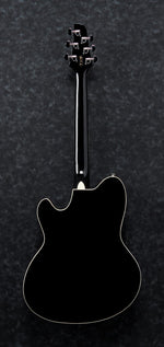 Ibanez TCY10EBK Talman Acoustic-Electric Cutaway Black, back view showing neck and headstock