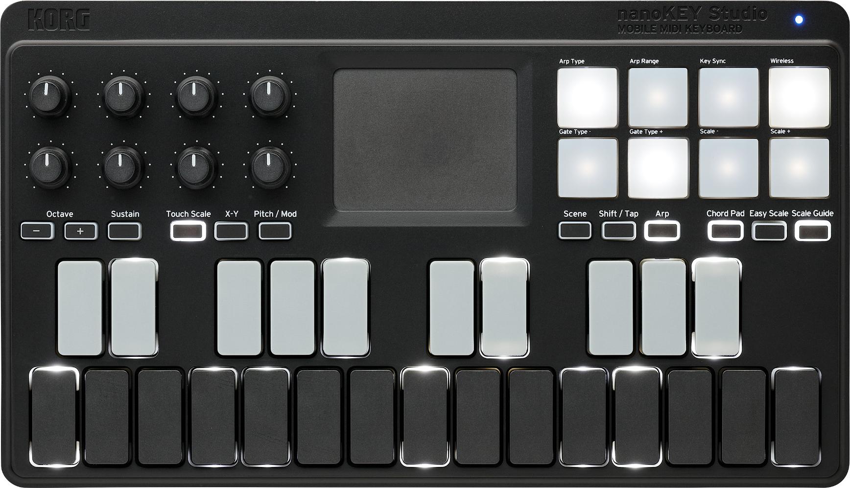 Korg NANOKEYST Nanokey Studio MIDI Keyboard with Bluetooth
