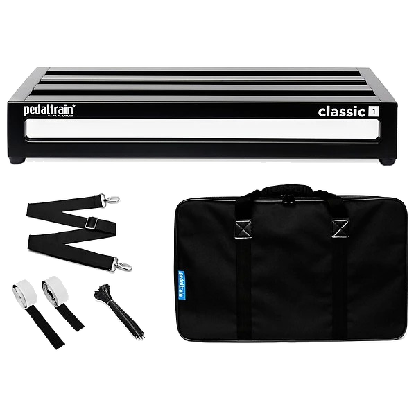 Pedaltrain Classic 1 Pedalboard - With Soft Case and Accessories
