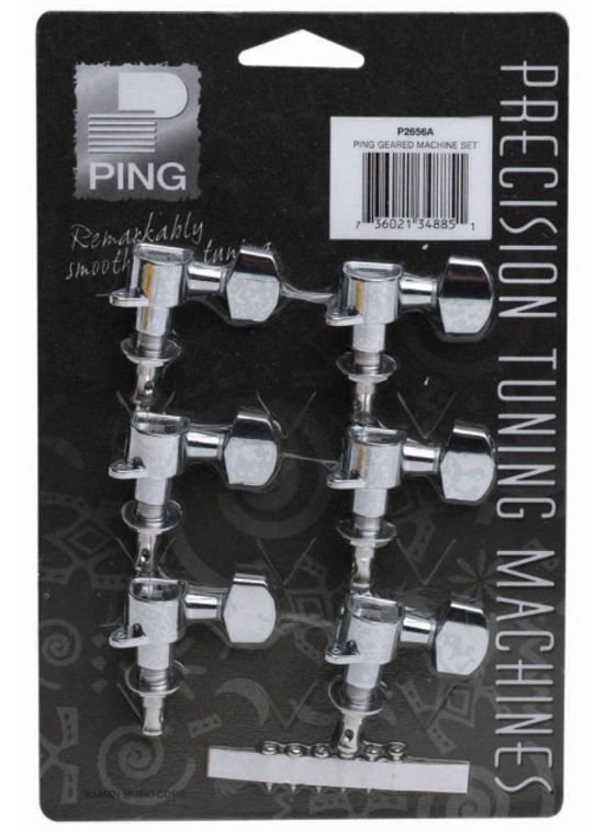 Ping P2656A In-Line Tuning Machine Set w/ Chrome Heads