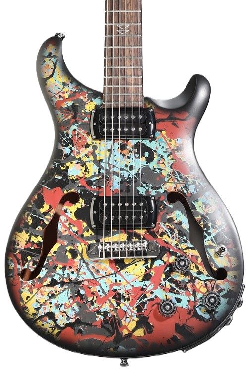 PRS SE Ed Sheeran Hollowbody Piezo Baritone Electric Guitar - Cosmic Splash