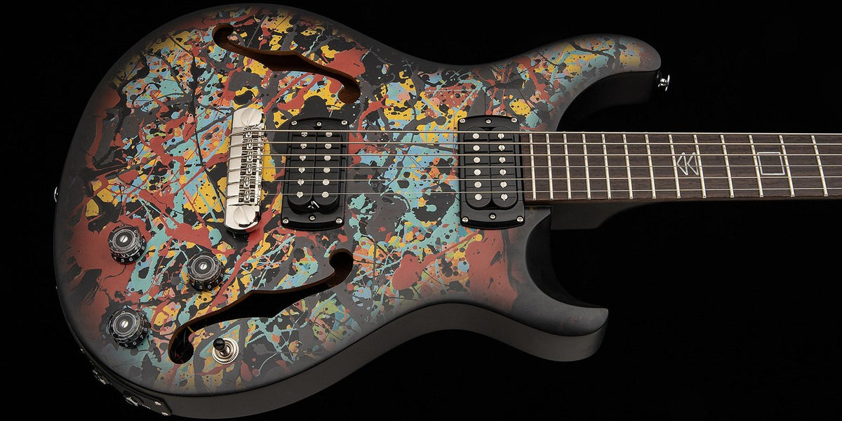 PRS SE Ed Sheeran Hollowbody Piezo Baritone Electric Guitar - Cosmic Splash 3