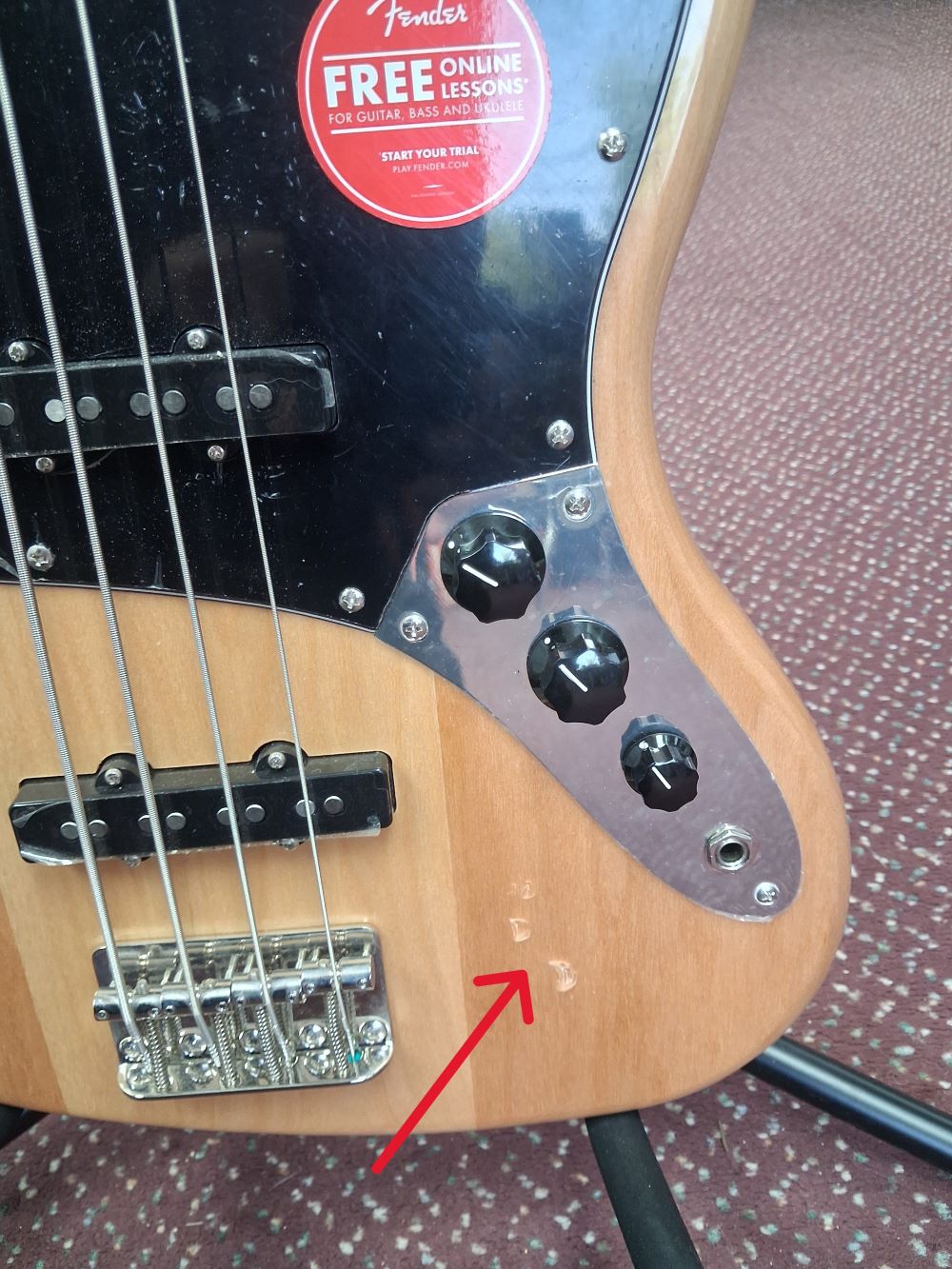 Squier Classic Vibe 70's Jazz Bass - Natural (B-Stock) 6