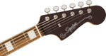 Squier Paranormal Baritone Jazzmaster HH Electric Guitar - Oxblood 5