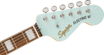 Squier Paranormal Electric VI Electric Guitar - Daphne Blue 5