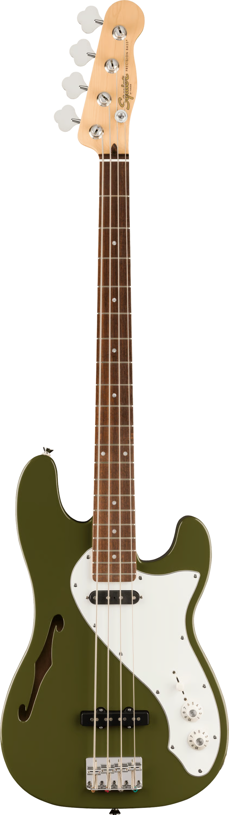 Squier Paranormal Precision Bass Thinline SJ - Olive 2