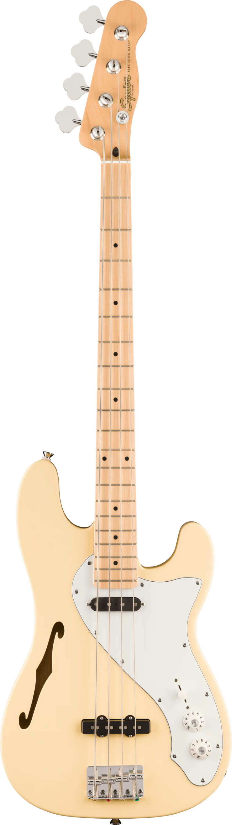 Squier Paranormal Precision Bass Thinline SJ - Vintage White 2