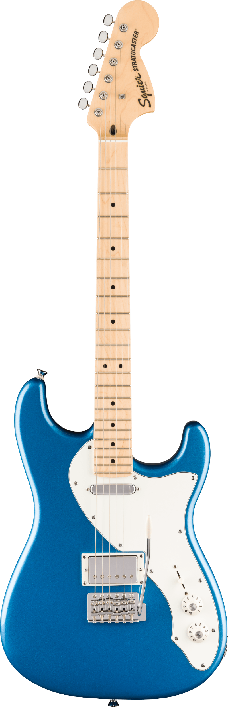 Squier Paranormal Stratocaster Deluxe Electric Guitar - Lake Placid Blue 2