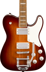 Squier Paranormal Troublemaker Telecaster Deluxe With Bigsby - Honey Sunburst