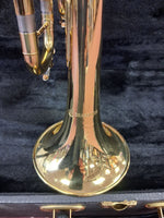 Used Brasswind Student Bb Brass Trumpet - With Case and Mouthpiece 4