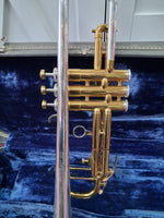 Used Huttl Artist Bb Trumpet - With Hardshell Case and Bach Mouthpiece 5