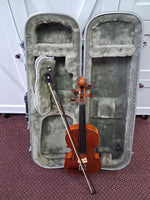 Used Yamaha AV5-34SKM 3/4 Violin - With Hard-shell Case and Bow 4