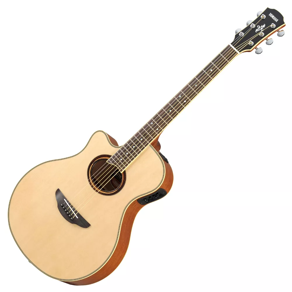 Yamaha APX700IIL Lefty Thinline Acoustic Electric Guitar - Natural 2